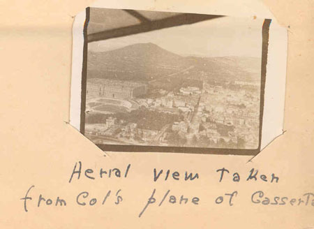 aerial taken from the colonels plane